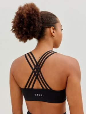 Push The Limit Sports Bra - Black