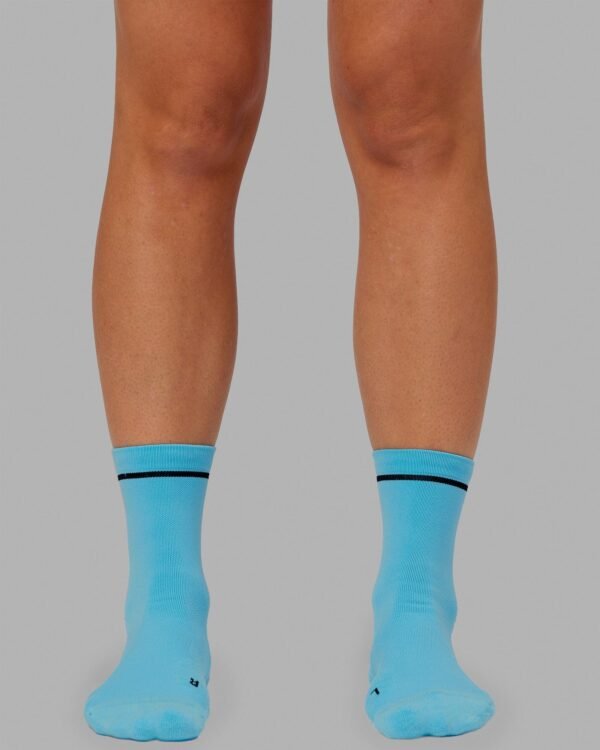 Fast Performance Quarter Socks - Neon Blue-Black