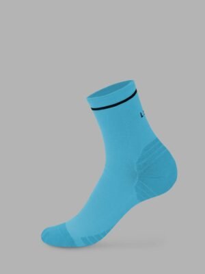 Fast Performance Quarter Socks - Neon Blue-Black