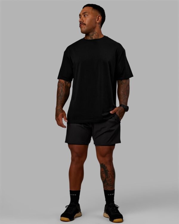 Challenger 6 Lined Performance Shorts - Pirate Black