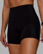 Rep X-Length Shorts - Black-Black